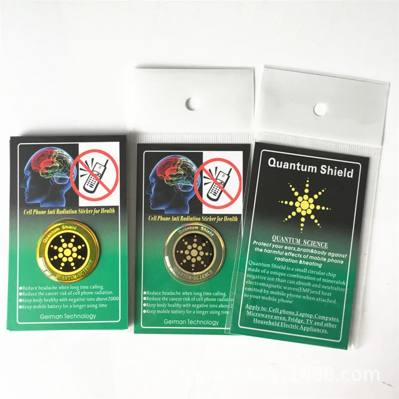 Quantum Shield Sticker Mobile Phone Sticker For Cell Phone Anti Radiation Protection from EMF Fusion Excel AntiRadiation3704565