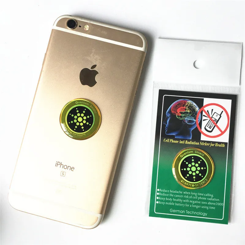 Quantum Shield Sticker Mobile Phone Sticker For Cell Phone Anti Radiation Protection from EMF Fusion Excel AntiRadiation3704565