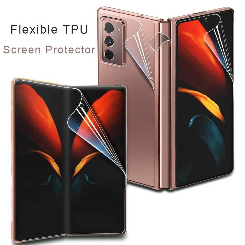 Invisible Front Back Soft Hydrogel Matte Film For Samsung Galaxy Z Fold 1 2 3 4 5 W22 W23 W24 HD Clear Frosted Screen Protector