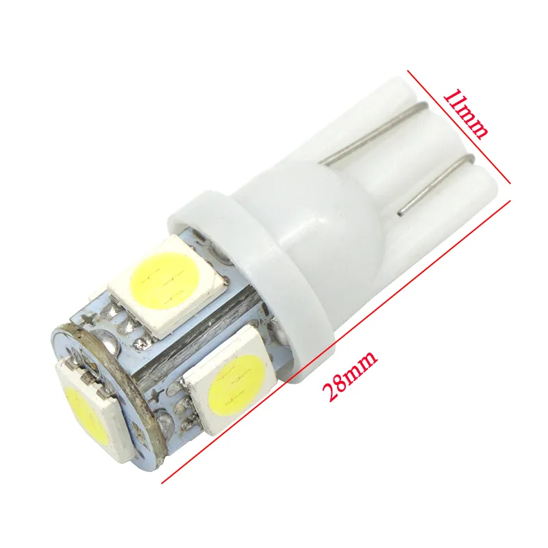 Auto T10 192 168 194 5 LED 5050 W5W Wedge Door Parking Bulb Light Car LED Dome Festoon C5W C10W License Plate Light DRL