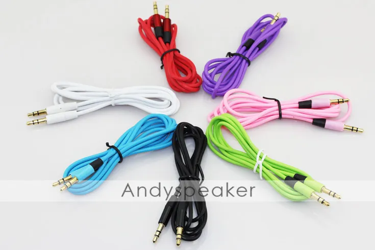 Aux Cable Auxiliary Cable 3.5mm Male to Male Audio Cable 1.2M Stereo Car Extension Cable for Digital Device