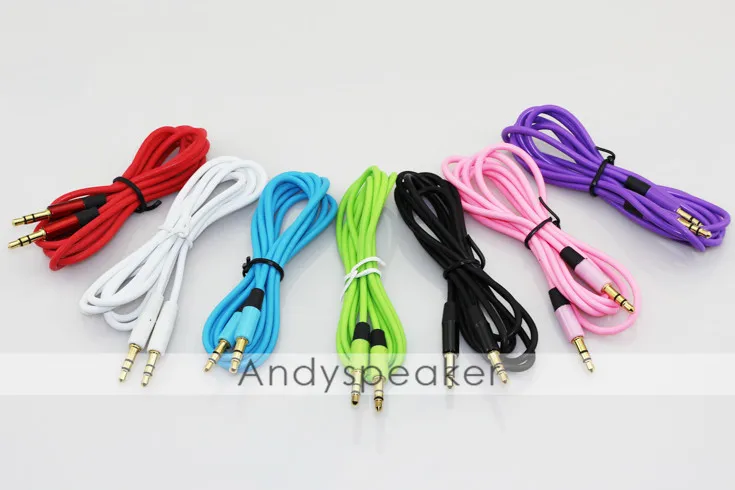 Aux Cable Auxiliary Cable 3.5mm Male to Male Audio Cable 1.2M Stereo Car Extension Cable for Digital Device