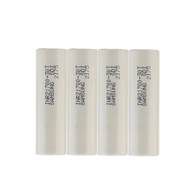 High Quality INR21700 30T 3000mAh 40T 4000mAh 21700 Battery 35A 3.7V Grey Blue Drain Rechargeable Lithium Batteries For Samsung In Stock