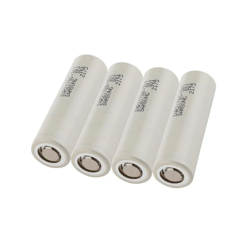 High Quality INR21700 30T 3000mAh 40T 4000mAh 21700 Battery 35A 3.7V Grey Blue Drain Rechargeable Lithium Batteries For Samsung In Stock