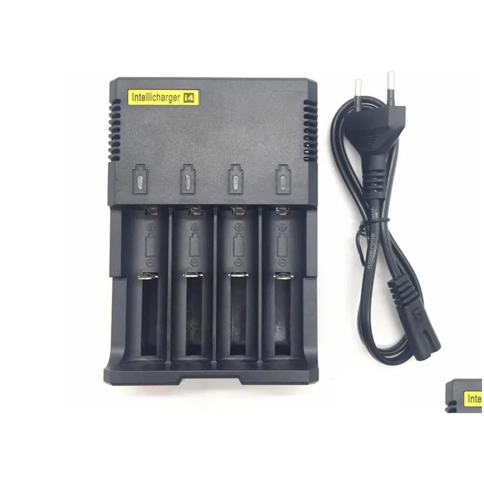 i4 battery  4slot fully compatible  for lithium battery 18650 26650 16340 14500 nitecore d4 i4