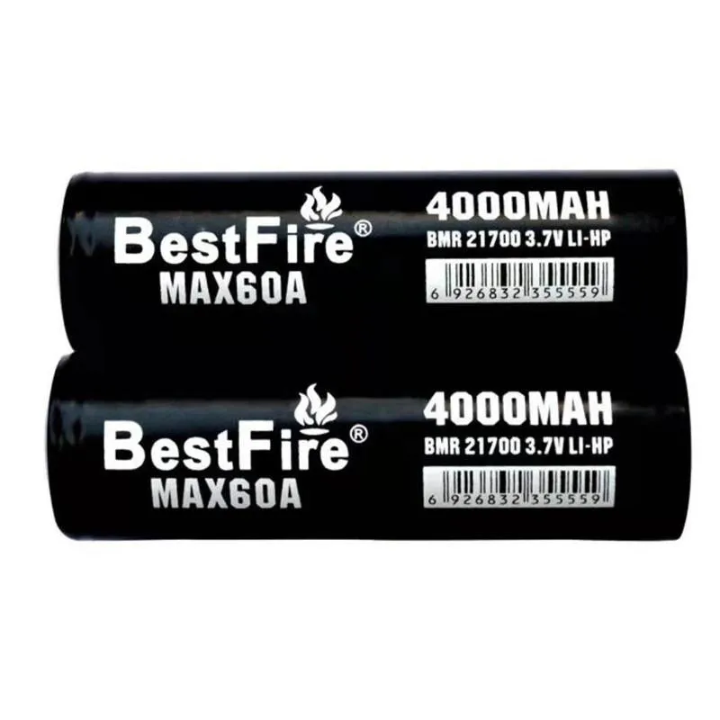 Original BestFire BMR IMR 21700 4000mAh 60A 20700 3000mAh 50A Battery Rechargeable Lithium Batteries In Stock 100% Authentic