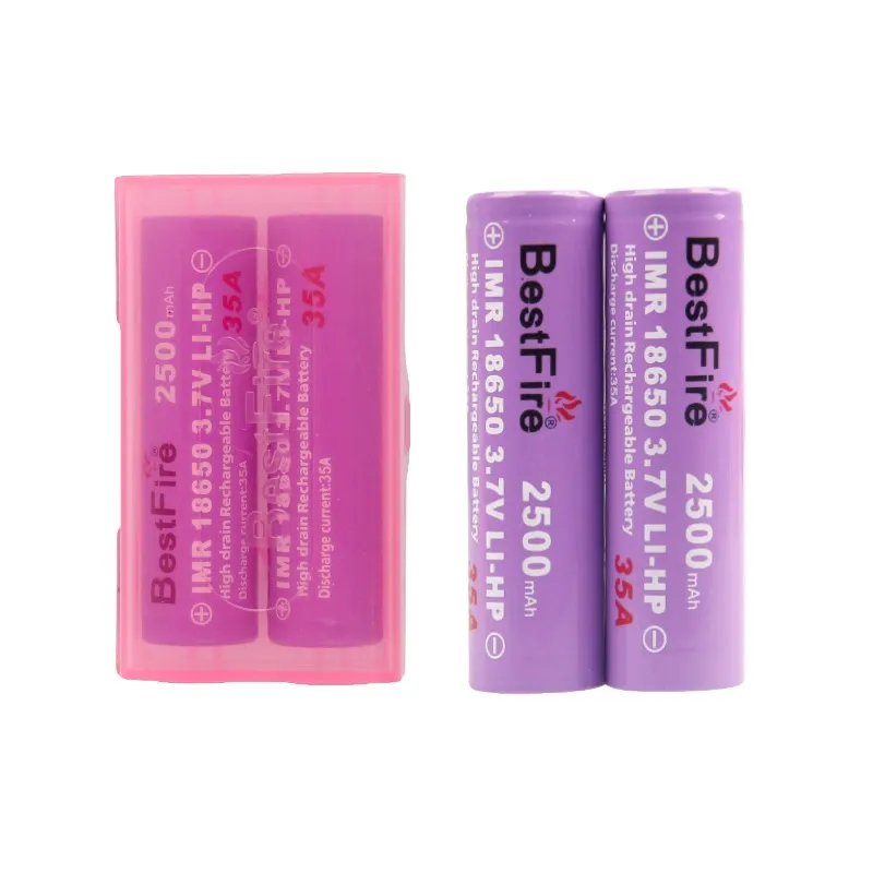 Original Bestfire BMR IMR 18650 Battery 2500mAh 3000mAh 3100mAh 3200mAh 3500mAh Rechargeable Lithium Vape Mod Battery 30A 35A 40A Discharge