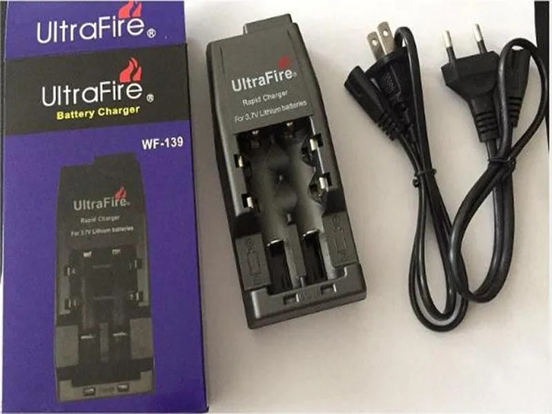 Ultrafire WF-139 Multifunctional Lithium Battery Charger for 18650 18500 17670 16340 14500 10440 EU/US Plug