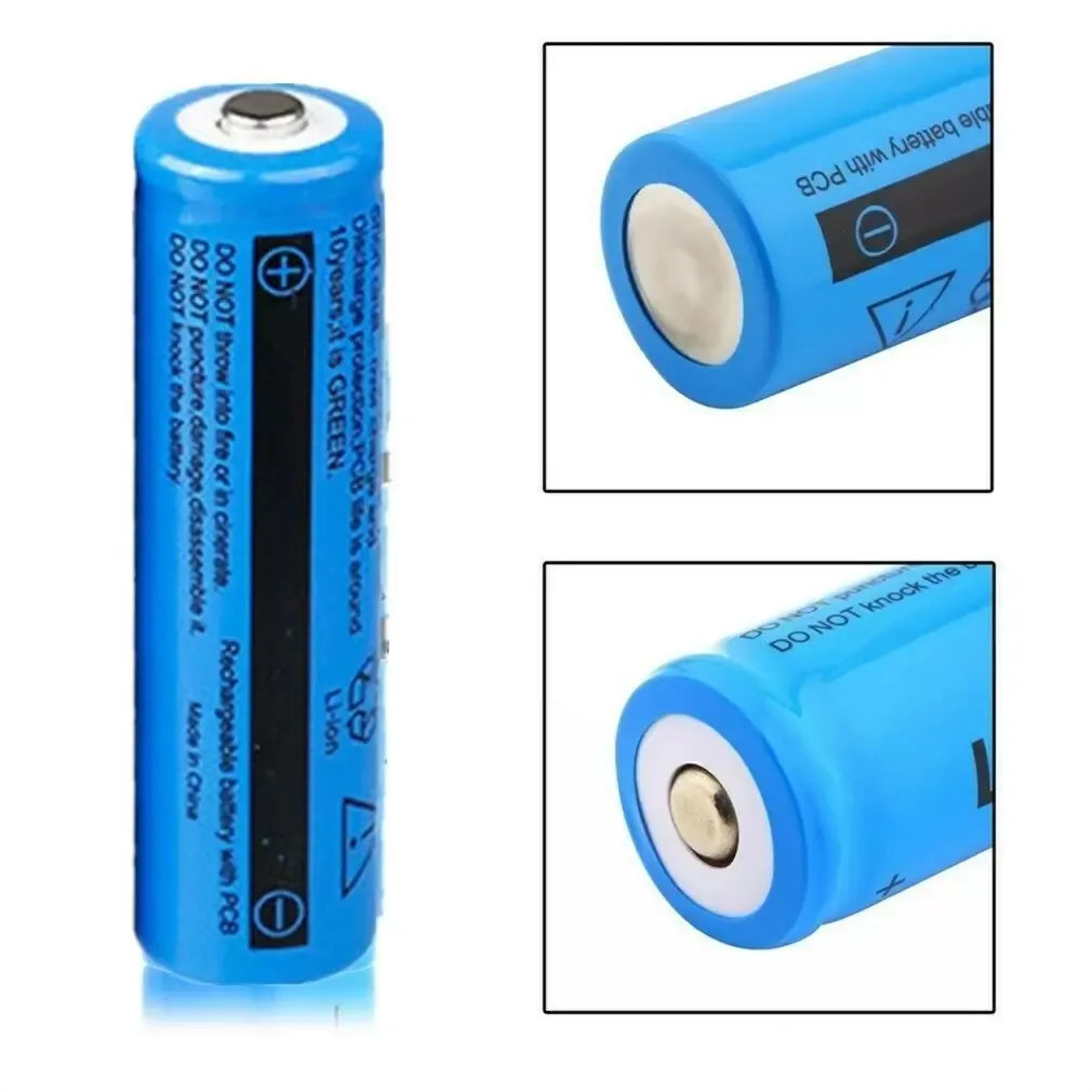 High Quality Rechargeable 18650 Battery 3000mAh 3.7V BRC Li-ion Battery for Flashlight Torch Laser Headlamp