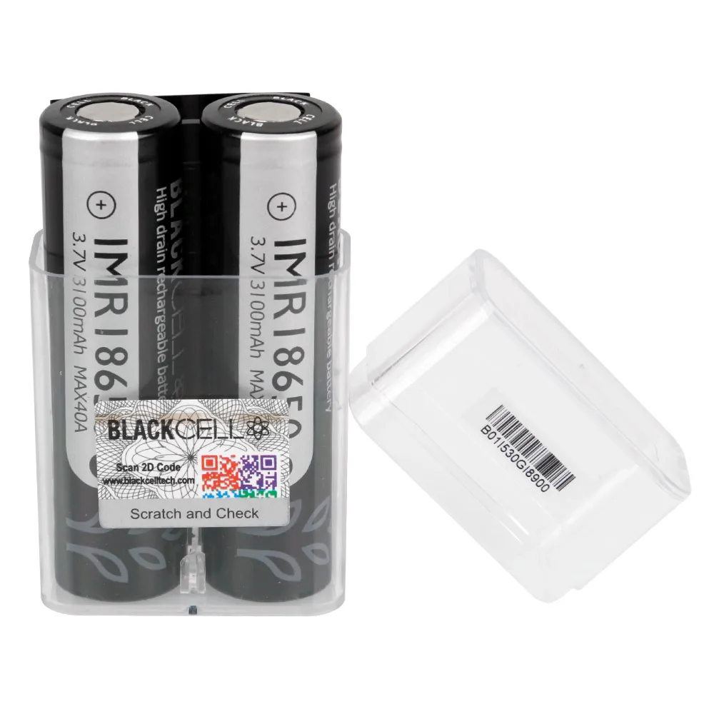 Original BlackCell IMR 18650 Battery 3100mAh 3000mAh 3500mAh 40A 3.7V IMR18650 Lithium Batteries Authentic