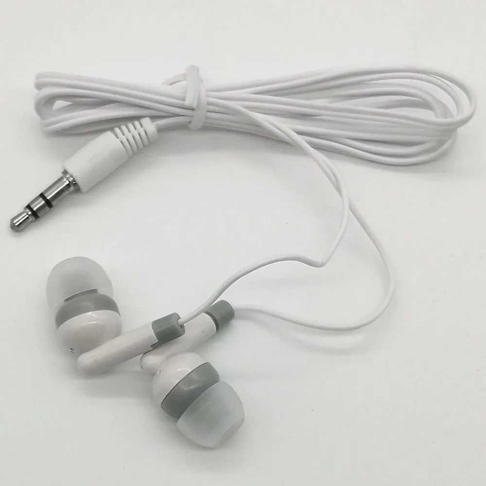 Bulk Earbuds Headphones Wholesale Earphones Disposable Ear Buds earphone Headphones for School Classroom Libraries Hospitals for Theatre Museu