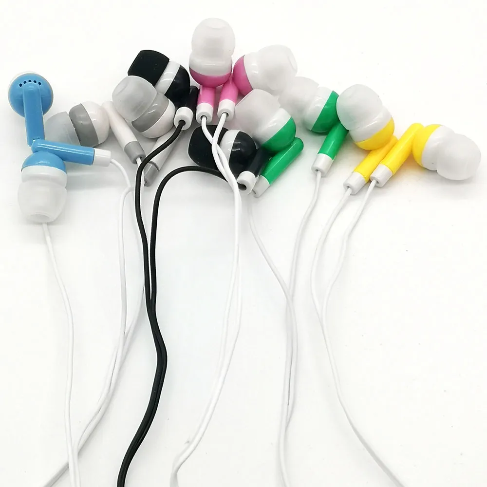 Bulk Earbuds Headphones Wholesale Earphones Disposable Ear Buds earphone Headphones for School Classroom Libraries Hospitals for Theatre Museu