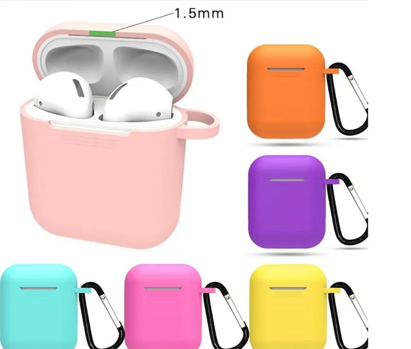 Earphone Case for AirPods 2 Pro Silicone Headphones Cover For Apple earphone 360-degree Protective Headphone Shell