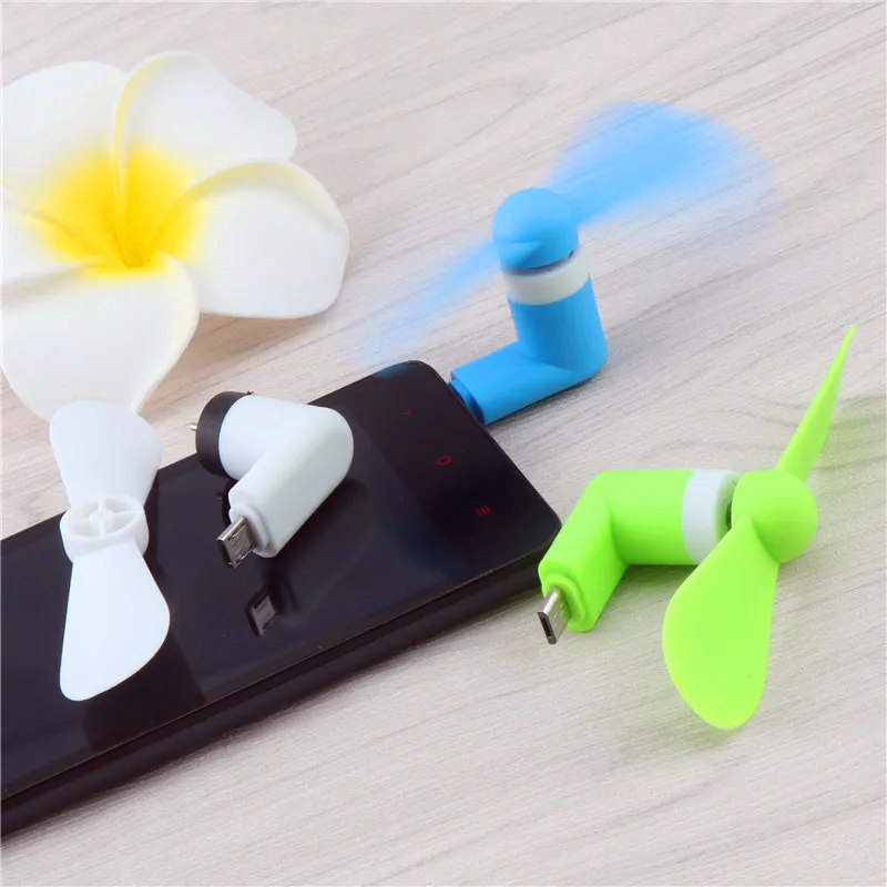 High quality USB Gadget Fans 3 in 1 Portable Cellphone Mini Electric Fan Cooling Cooler For Type C Android Smart Phone