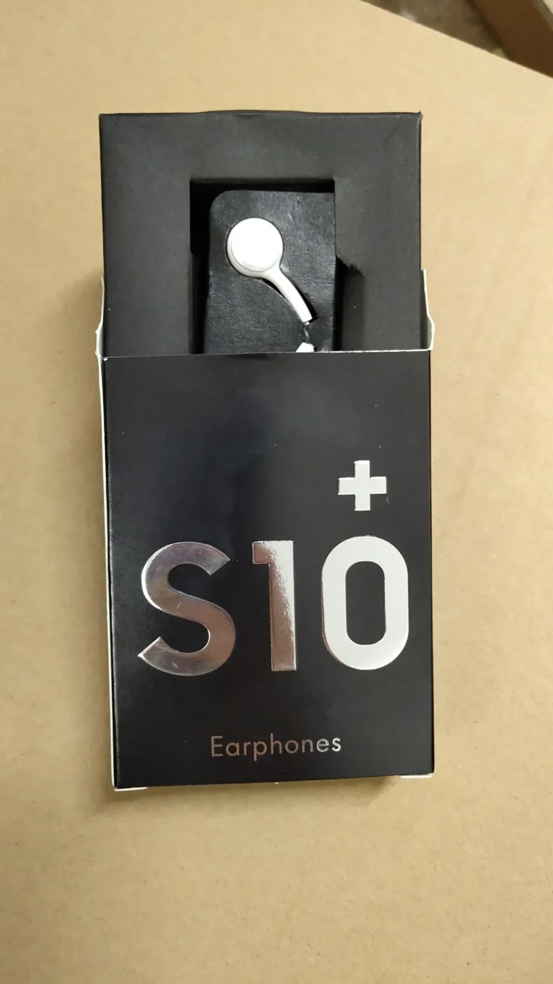 S10 In Ear Earphones Earbuds With remote control and mic For Samsung S10E s9 s8 plus 3.5mm Headphone With retail packaging box EO-IG955