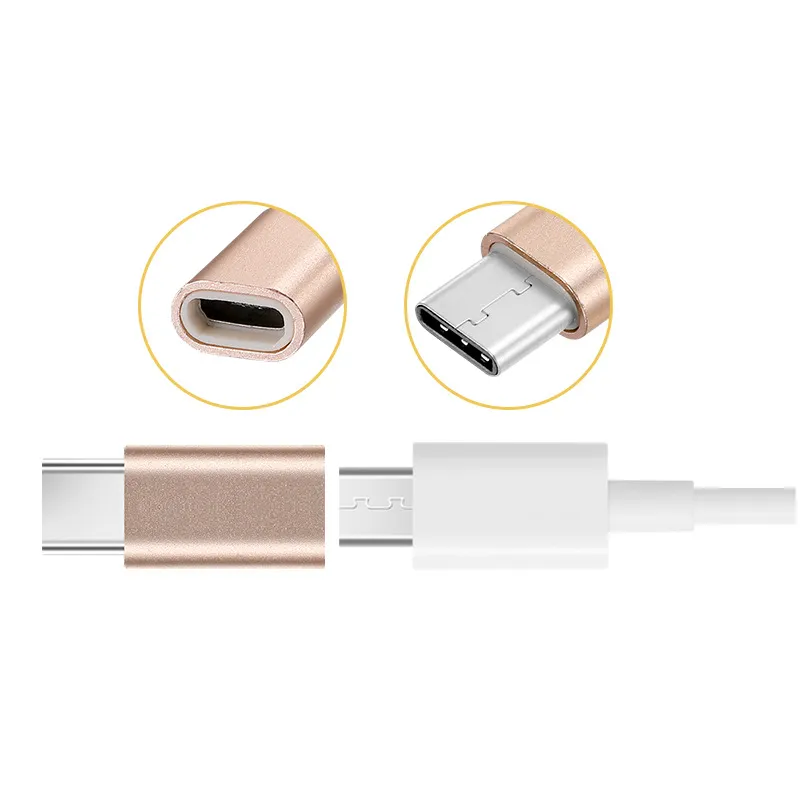 Micro usb to Type C cable Converter Type C USB C OTG Adapter for MacbookPro Xiaomi Samsung phone Charging Cable charger