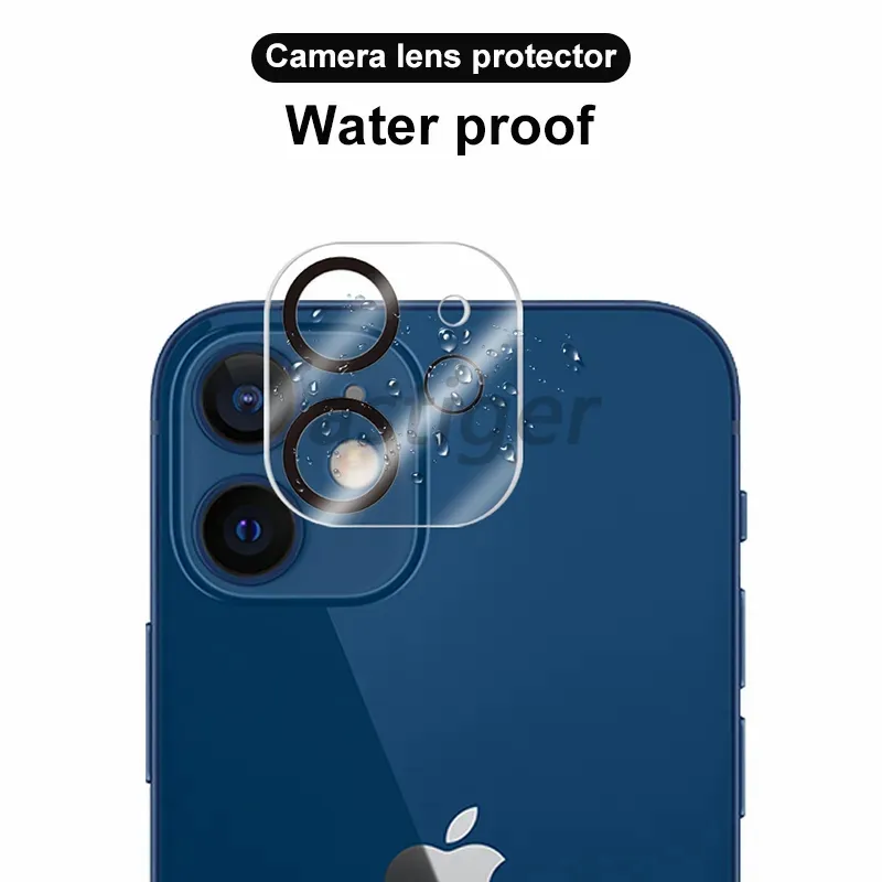 3D Full Cover HD Clear Lens Protector for iPhone 15 14 13 12 11 Mini Pro Max 14Plus Camera Protective Film with Flash Circle Tempered Glass with retail box