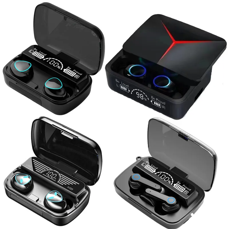 TWS Bluetooth 5.1 Earphones Charging Box Wireless Headphone Stereo Sports Waterproof Earbuds Headsets With Microphone