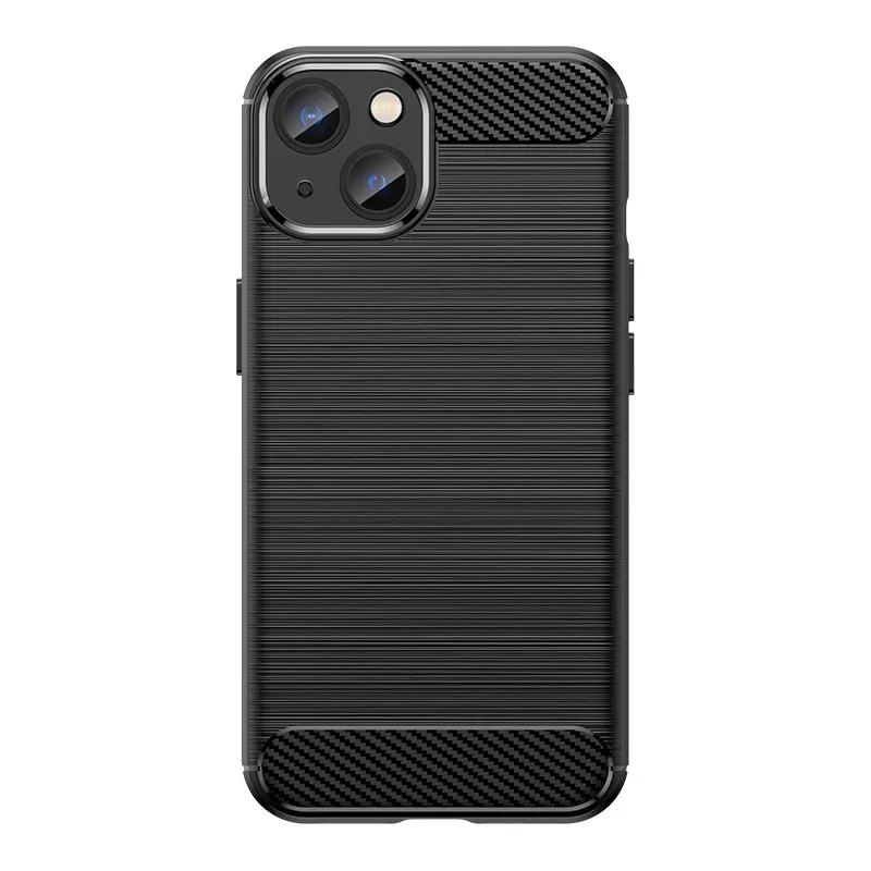 Carbon Fiber Phone Cases Rugged Armor Shockproof Slim Soft TPU Cover For iPhone 15 14 13 12 mini 11 pro X XS MAX XR 8 7 Plus Samsung S23 S22 ultra A14 A33 A53 A73