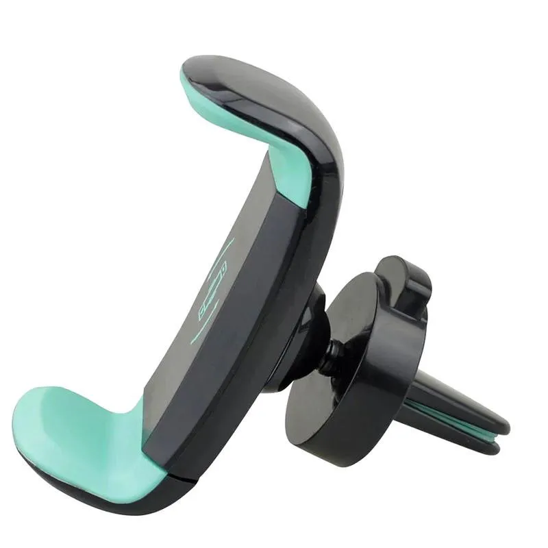 Car Mount Phone Holder Air Vent 360 Degree Rotate Mount Cellphone Grip Safer Driving For iP X 8 6 inch Universal Phone with retail package