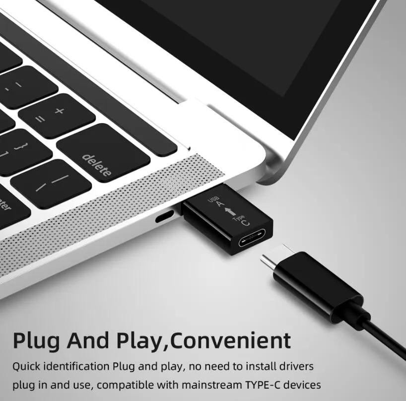 Type-c Female to USB adapters M Connector Charging C F Hard Disk USB3.0 Male Converter For Samsung Xiaomi Huawei