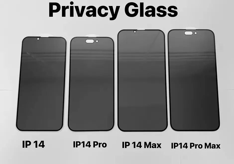 Privacy Anti-peeping anti-spy Glass screen protector For iPhone 15 14 Plus 13 12 11 Pro max XR XS 6 7 8 Plus Full Cover Tempered Glass in retail box