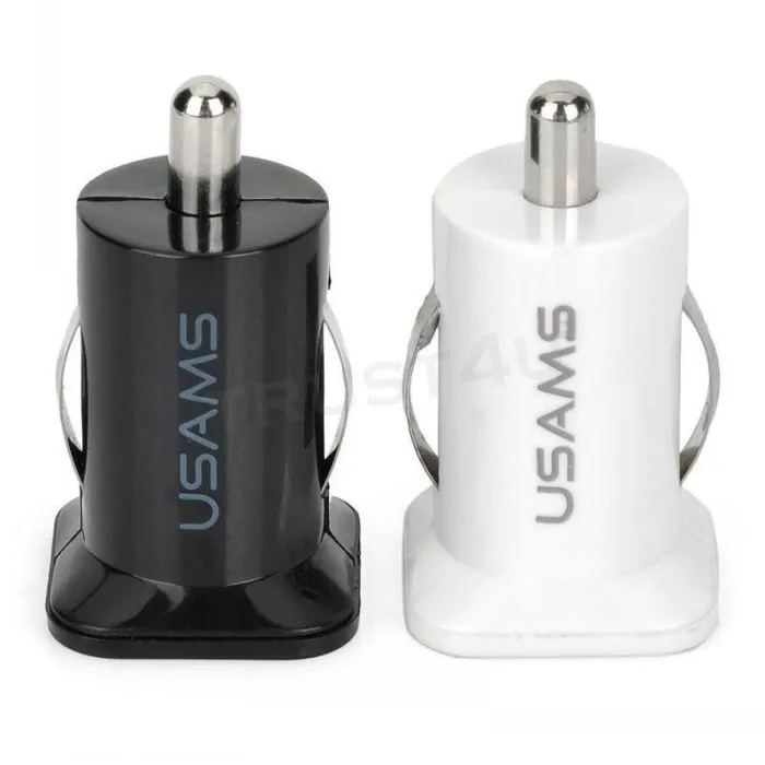 USAMS 3.1A Car Charger Dual Port USB Charger Adaper 5V 3100mAh for iPhone Samsung HTC