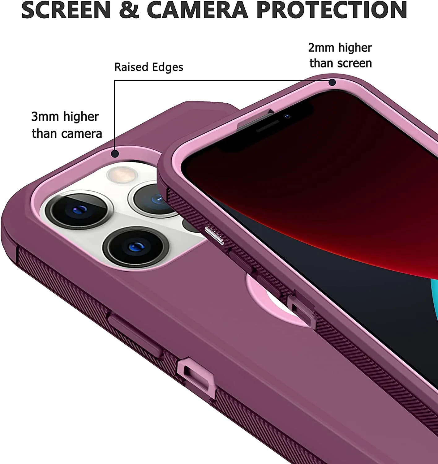 Defender Phone Cases For iPhone 14 Pro Max 14Plus 13 12 11 XR XS 7 8 6s Plus Samsung S22 S21Ultra S20 Heavy Duty Hybrid Scraatchproof Shockproof Cover With Retail Package