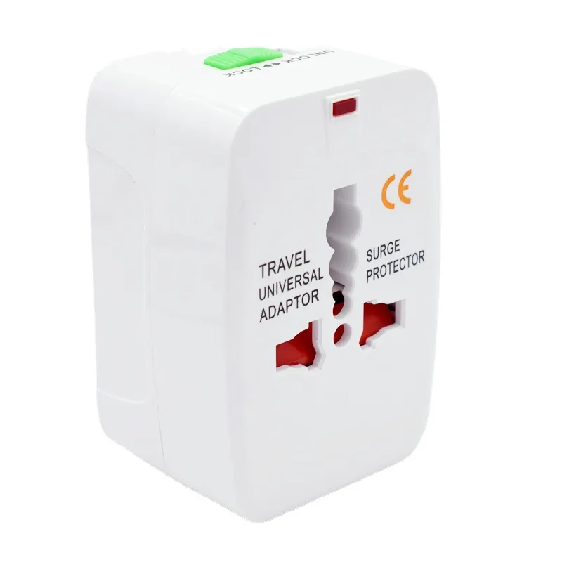 Travel universal International wall charger power adapter earphones for Surge Protector Plug US UK EU AU AC Dual USB