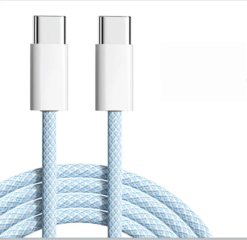 60W PD Type-C to C Cable for iPhone 15 Fast Charging Cables For Samsung Xiaomi Huawei Data 1M 2M Wire Type C