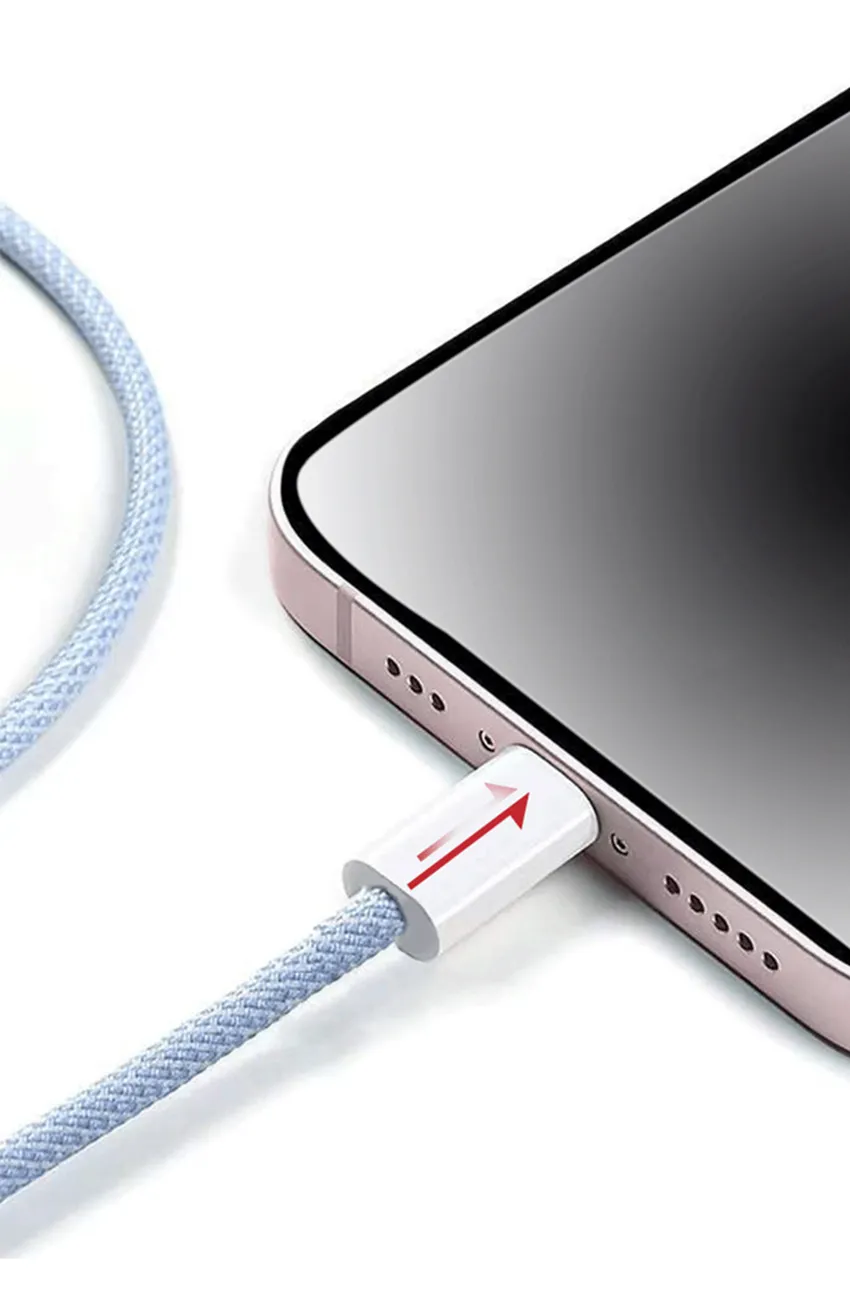 60W PD Type-C to C Cable for iPhone 15 Fast Charging Cables For Samsung Xiaomi Huawei Data 1M 2M Wire Type C