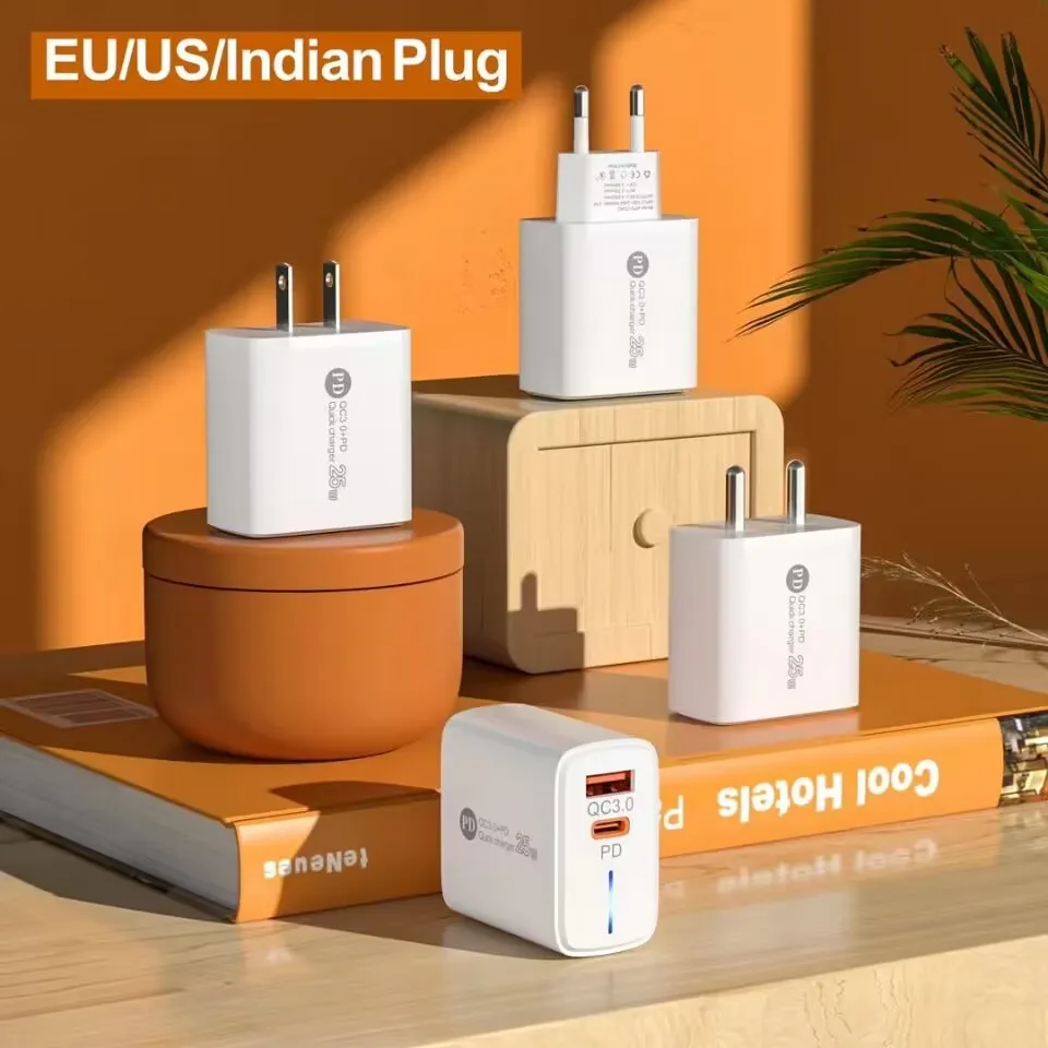 USB Fast Charger PD Type C Quick Charge Phone Charger Wall Adapter For iPhone Xiaomi Samsung Huawei USB C EU/US Plug Charger