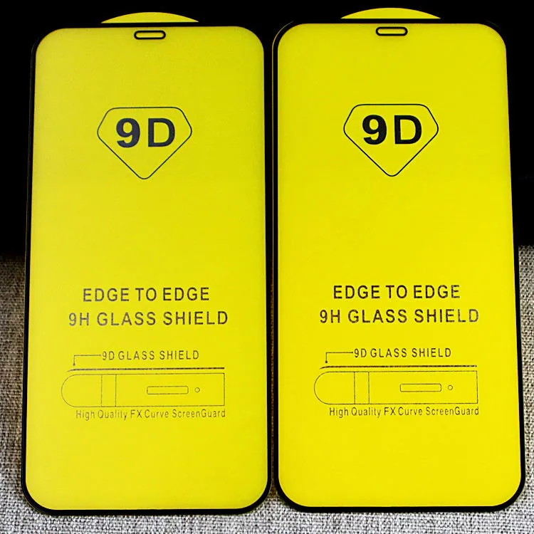 9D Tempered Glass Full Courage Screen Protector for iPhone 14 13 12 11 Pro max 7 8 PLUS Samsung A73 A53 A33 A23 A14 5G MOTO G play With Package