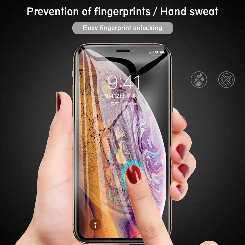 9D Tempered Glass Full Courage Screen Protector for iPhone 14 13 12 11 Pro max 7 8 PLUS Samsung A73 A53 A33 A23 A14 5G MOTO G play With Package