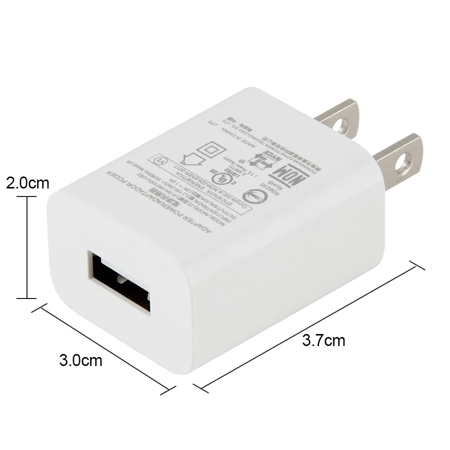 Universal USA Mini USB Wall Adapter Plug Home Travel Charger Power 1A 5V for Samsung LG HTC Smartphone