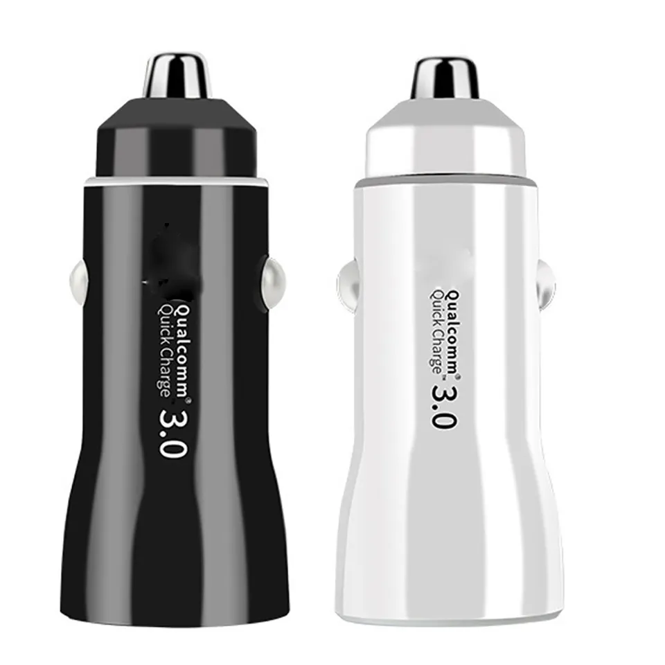 38W Fast Car Chargers Dual Usb QC3.0 PD Adapter for iPhone 14 13 12 Samsung Xiaomi Huawei Android Phone