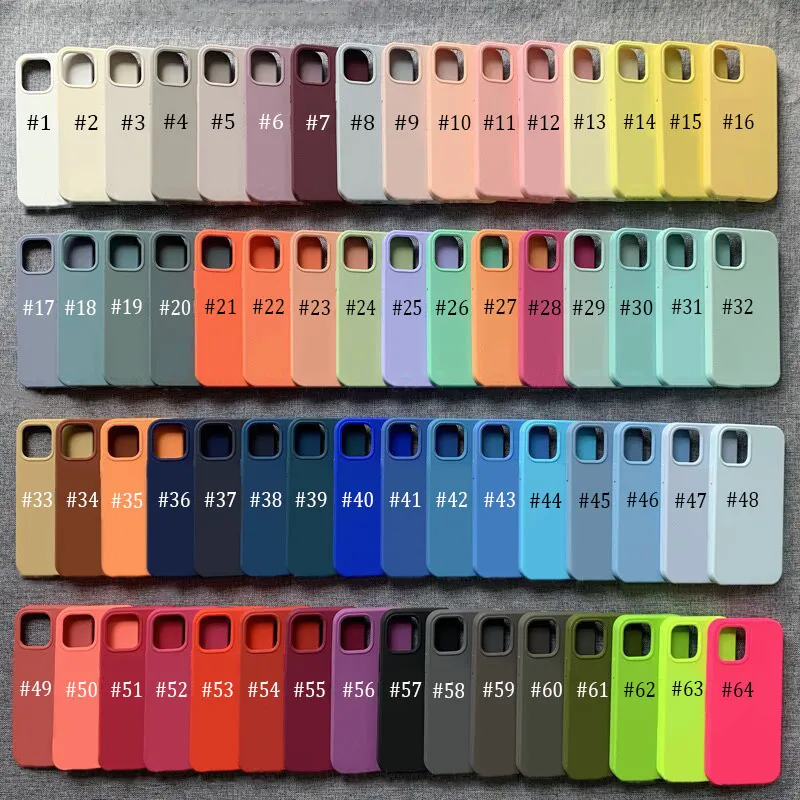 Liquid Silicone Phone Cases For iPhone 14 Pro Max 14Plus 13 12 Mini 11pro Xr Xs 8 7P Lining fluff Original Quality Scratchproof Shockproof Luxury Design Cover With Box